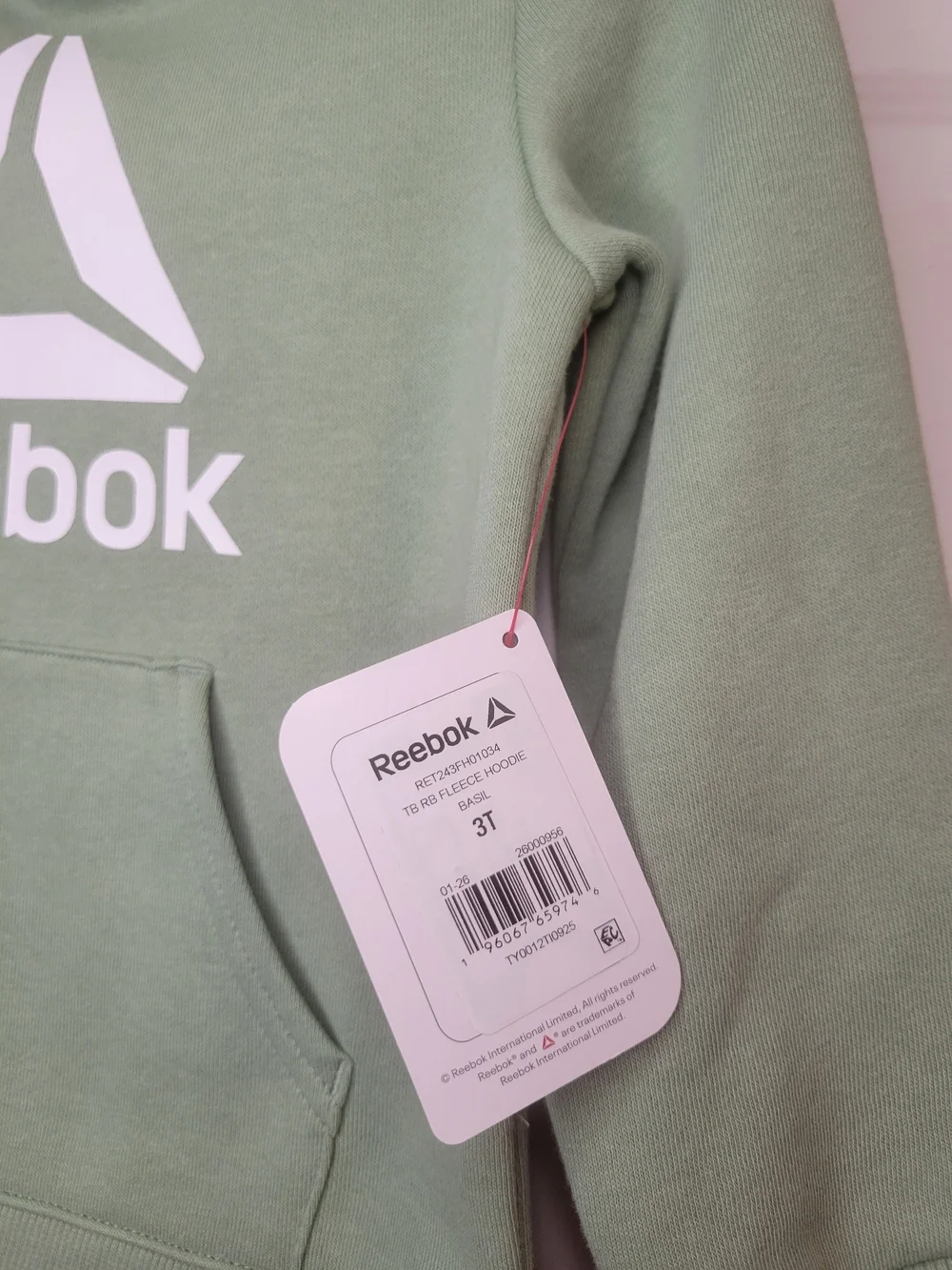 Reebok kids hoodie